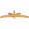 Ekena Millwork Davenport Rough Sawn Timber Gable Bracket, Western Red Cedar, 72"W x 24"H x 4"D x 4"F, 8/12 Pitch GBW072X24X0404DAV00RWR - alternate 3